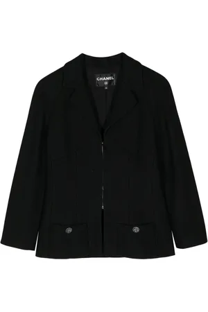 CHANEL 2000 zip-up mesh jacket