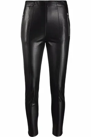 ERMANNO SCERVINO Skinny-cut leather-look trousers