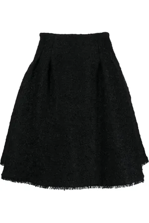 Dior 2010s textured flared skirt