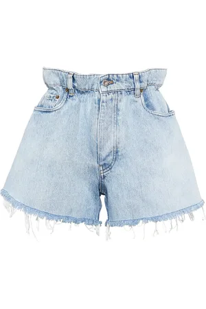 Miu Miu High-waisted denim shorts