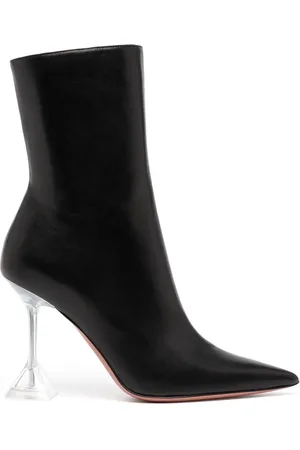 Amina Muaddi Pointed-toe 90mm heeled boots
