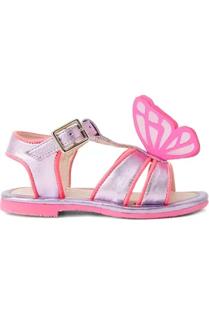 SOPHIA WEBSTER Butterfly-appliqué leather sandals