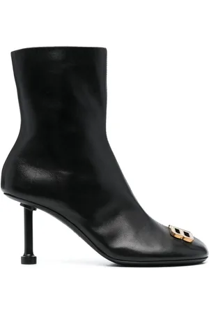 Balenciaga Groupie Bootie 80mm leather boots