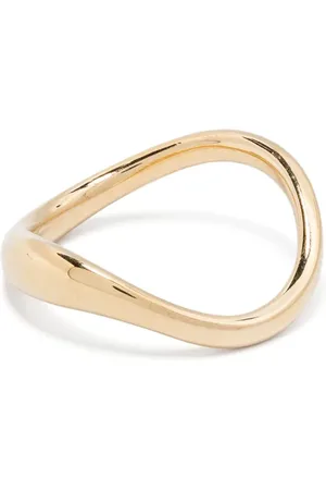 KIMAI 18kt yellow Delia Plain ring
