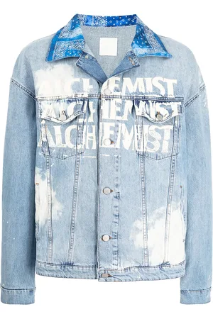Alchemist Logo-print denim jacket