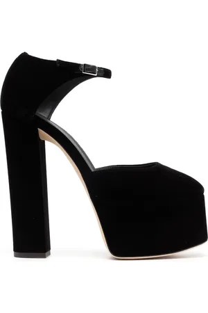 Giuseppe Zanotti Block-heel suede pumps