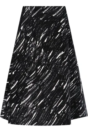 Marni A-line midi skirt
