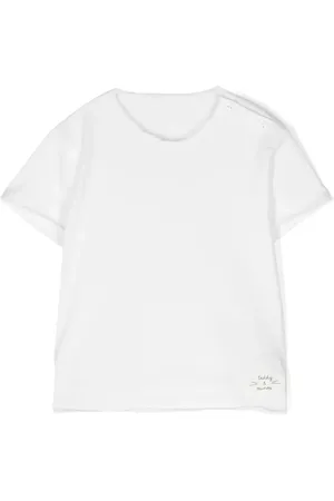 TEDDY & MINOU Logo-patch cotton T-shirt