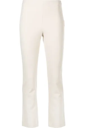 Vince Flared-hem cropped trousers