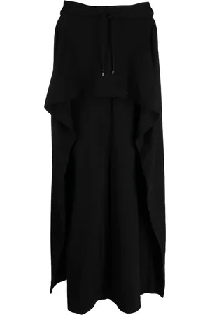 Saint Laurent Asymmetric cotton cape