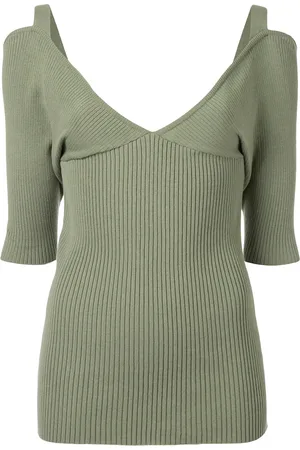 Muller Of Yoshiokubo V-neck ribbed top