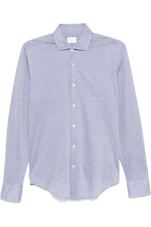 Xacus Piqué-weave shirt