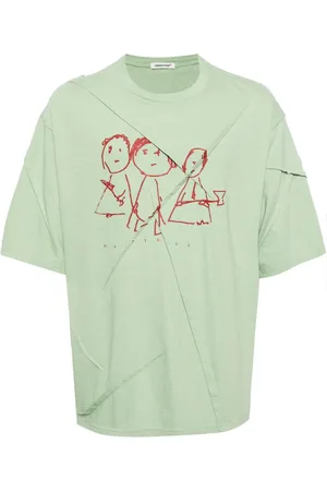 UNDERCOVER Caricature-print cotton T-shirt