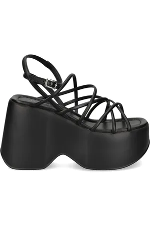 vic matiè 110mm platform leather sandals