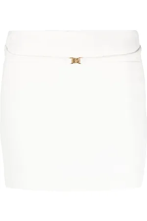 BLUMARINE Buckle-fastening belted skirt