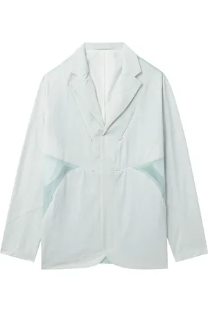 Post Archive Faction PAF Semi-sheer notch-lapels jacket