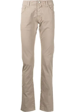 Jacob Cohen Crinkled slim-fit trousers