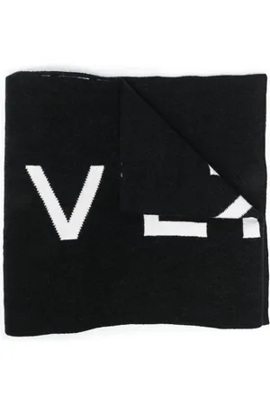 Givenchy Intarsia-knit logo scarf