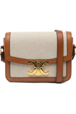 Céline 2020 Teen Canvas Triomphe crossbody bag