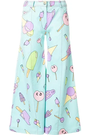 Dior 2000s Ice Cream flared trousers
