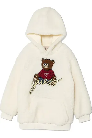 Guess Teddy bear-appliqué hoodie