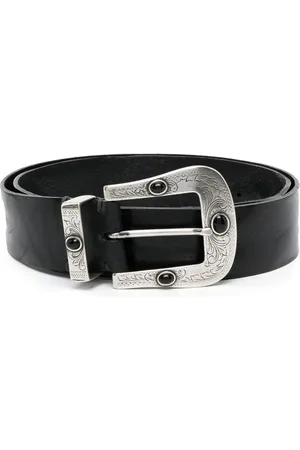 P.A.R.O.S.H. Engraved leather belt
