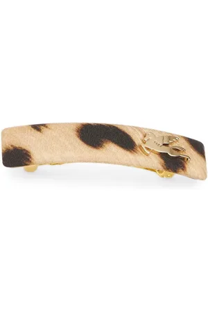 Etro Leopard-print hair clasp