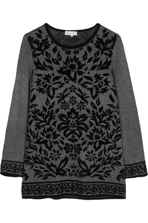 Dior Floral-jacquard round-neck jumper