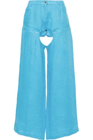 ALESSANDRO VIGILANTE High-waist wide-leg trousers