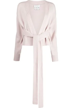 Sa Su Phi Tied-waist wool-cashmere cardigan