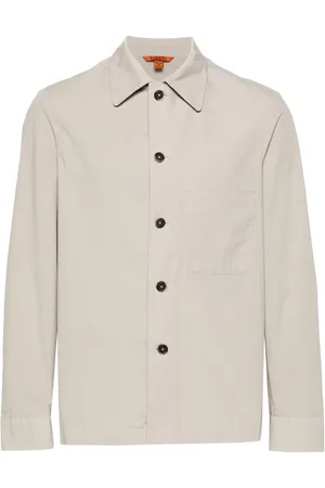 BARENA Chest-pocket poplin shirt