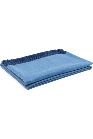 Hermès 2020s two-tone cashmere blanket