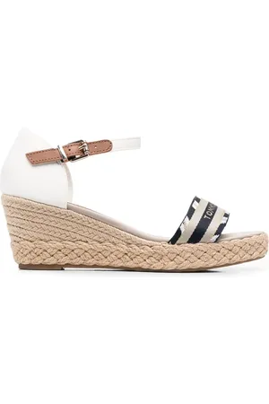 Tommy Hilfiger Logo-strap wedge sandals