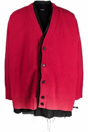RAF SIMONS Layered wool cardigan