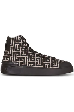 Balmain Monogram hi-top sneakers