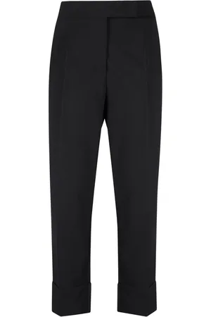 BLANCA Pressed-crease four-pocket tailored trousers
