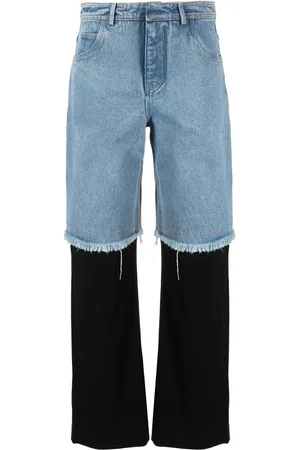 CHRISTOPHER ESBER Deconstruct straight-leg jeans