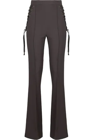 Elisabetta Franchi Crêpe flared trousers