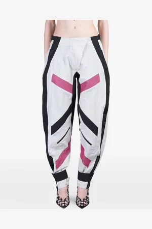 The Attico Asymmetrical panelled trousers