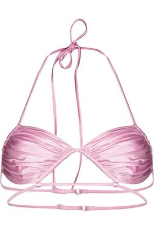 Isa Boulder Ruched-detailing bikini top