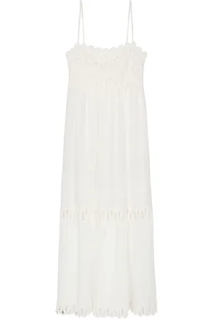 Simkhai Sleeveless lace-embellished dress