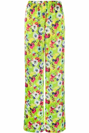 Msgm Floral pattern palazzo trousers