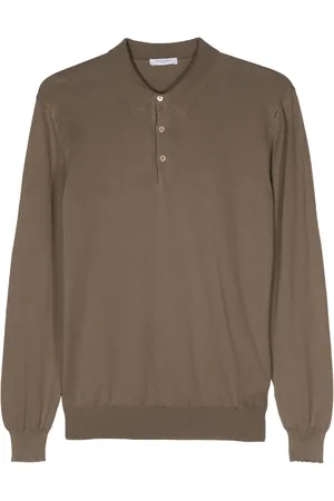 Boglioli Long-sleeved polo shirt