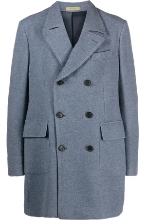 corneliani Notched-lapels double-breasted coat