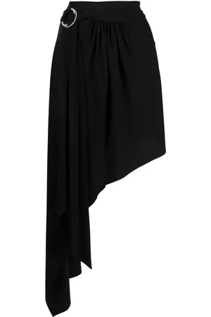 ALEXANDRE VAUTHIER Ring-detail belted asymmetric skirt