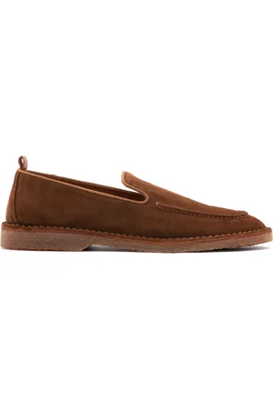 Buttero Argentario slip-on suede loafers
