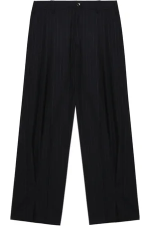 KHOKI Pinstripe straight-leg trousers