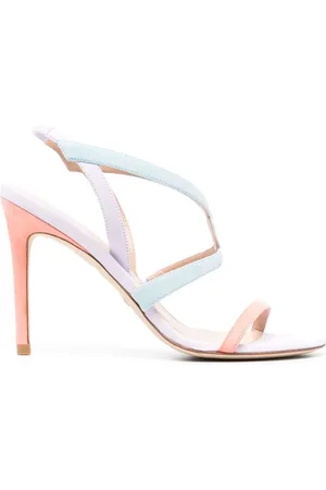 Stuart Weitzman Multi-panelled design heeled sandals