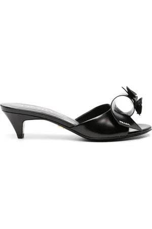 Prada 50mm floral-appliqué sandals