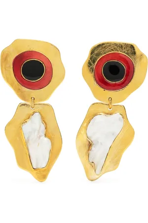 Liya Love enamel earrings
